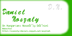 daniel noszaly business card